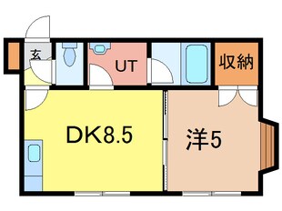 ウエストＥの物件間取画像